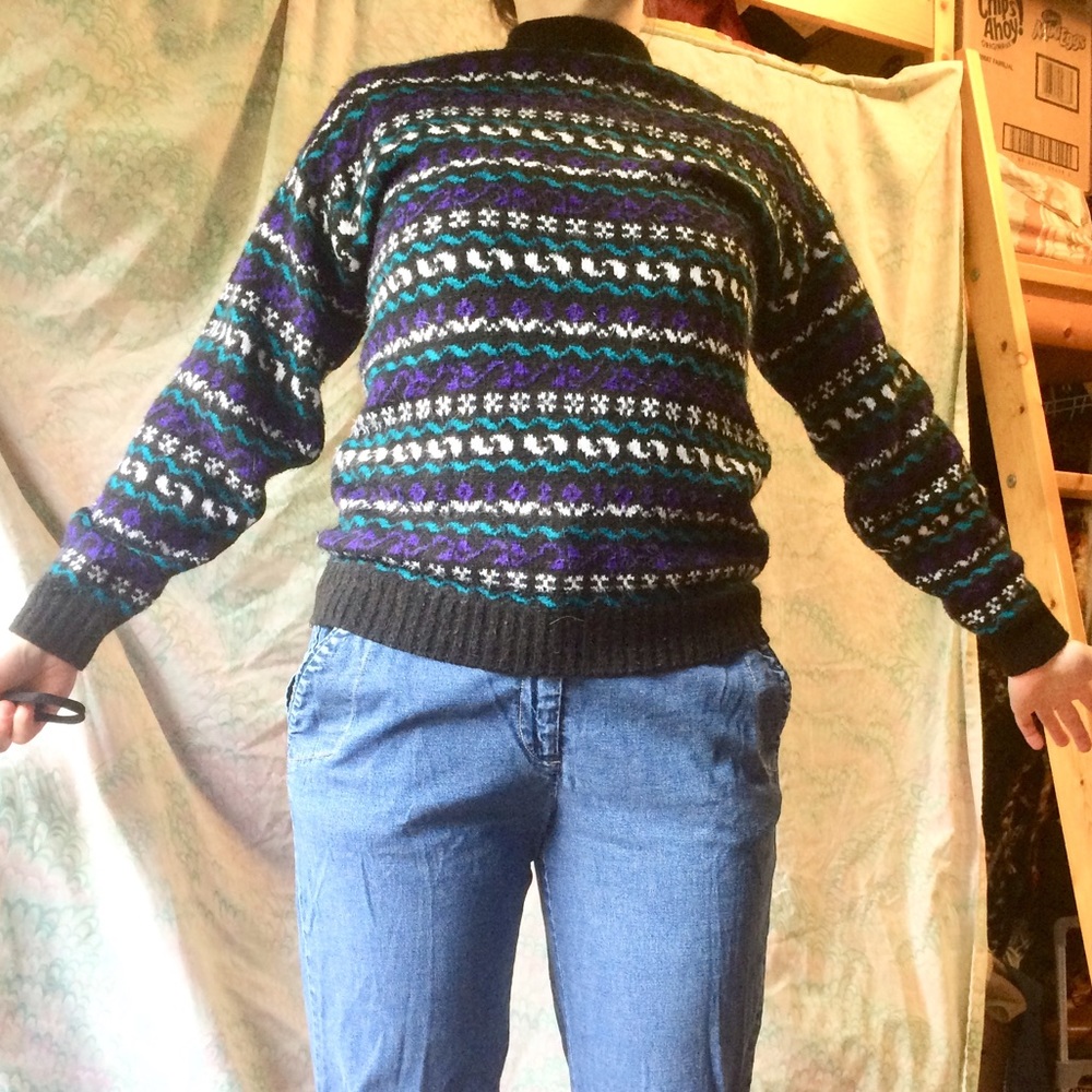 Vintage ski sweater